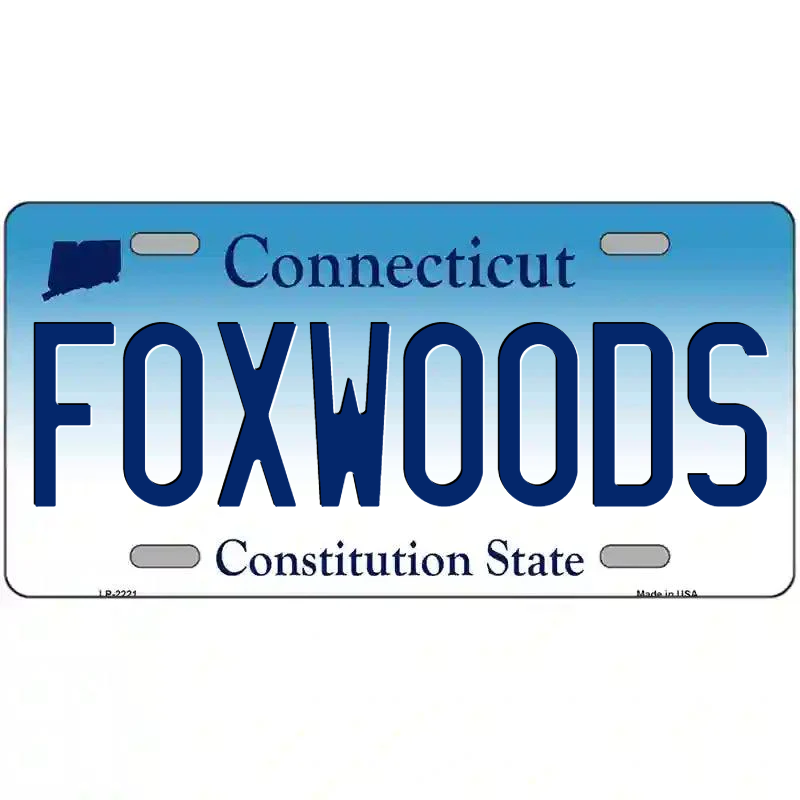 Foxwoods Connecticut Metal Sign