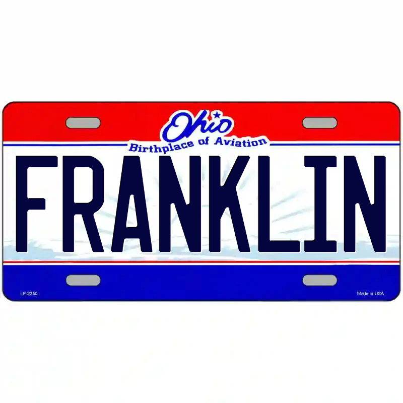 Franklin Ohio Metal Sign