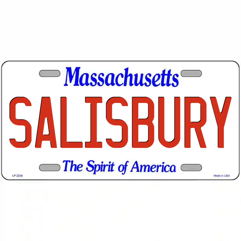 Salisbury Massachusetts Metal Sign