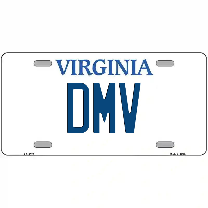 DMV Virginia Metal Sign