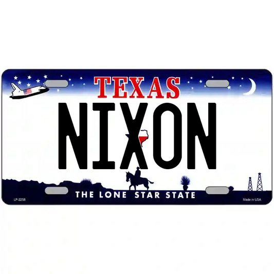 Nixon Texas Metal Sign