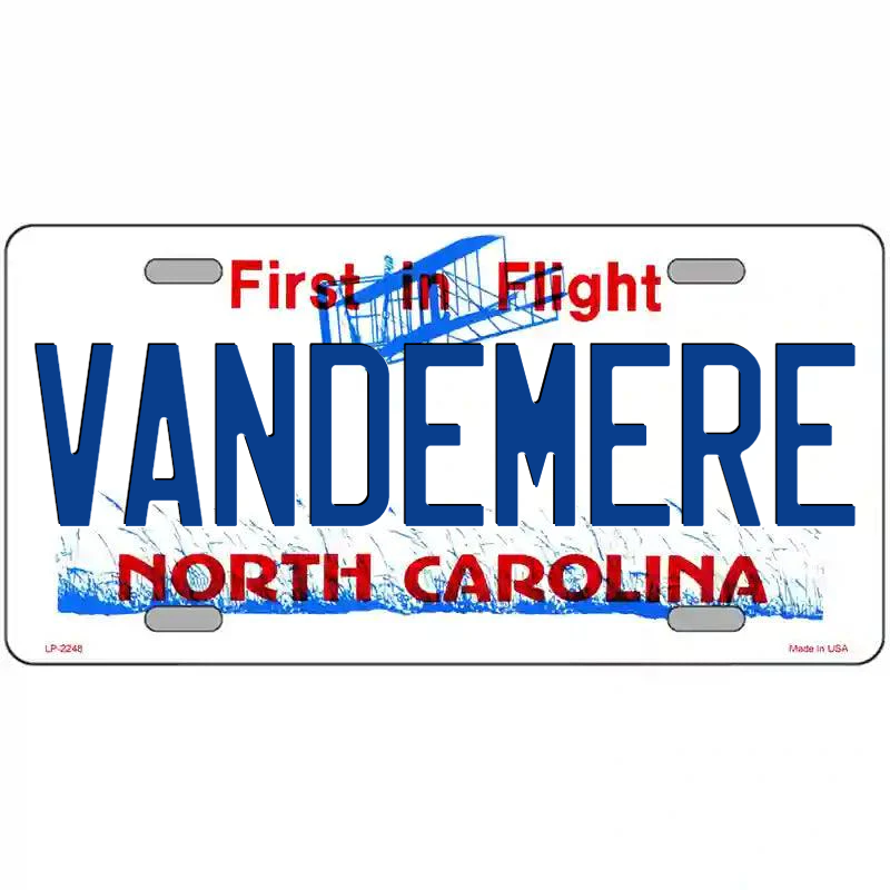 Vandemere North Carolina Metal Sign
