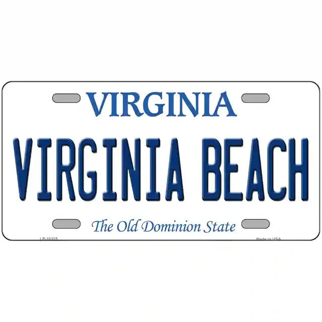Virginia Beach Virginia Metal Sign