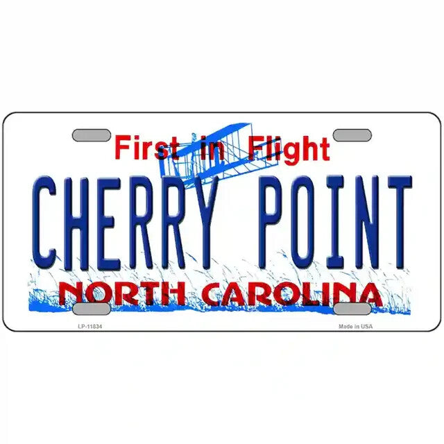 Cherry Point North Carolina Metal Sign