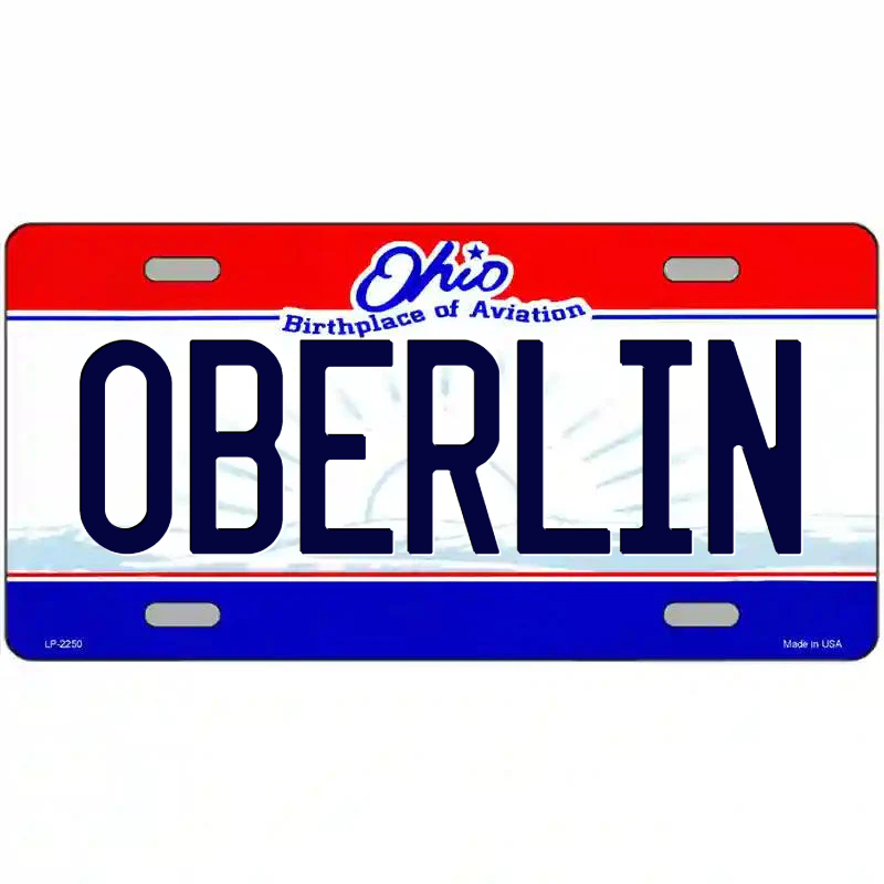 Oberlin Ohio Metal Sign