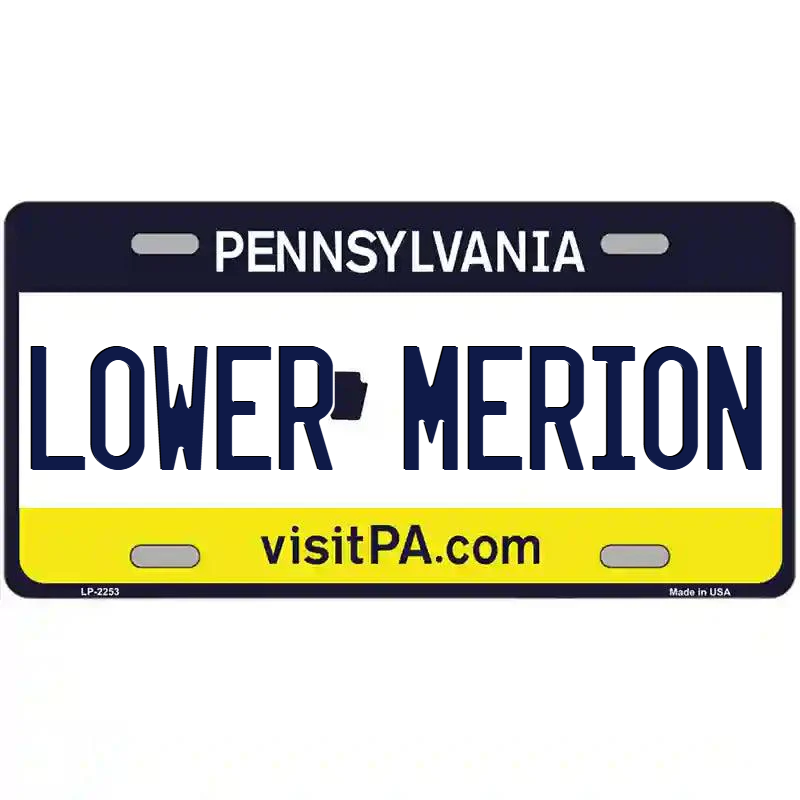 Lower Merion Pennsylvania Metal Sign