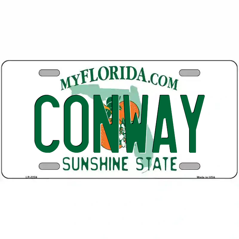 Conway Florida Metal Sign