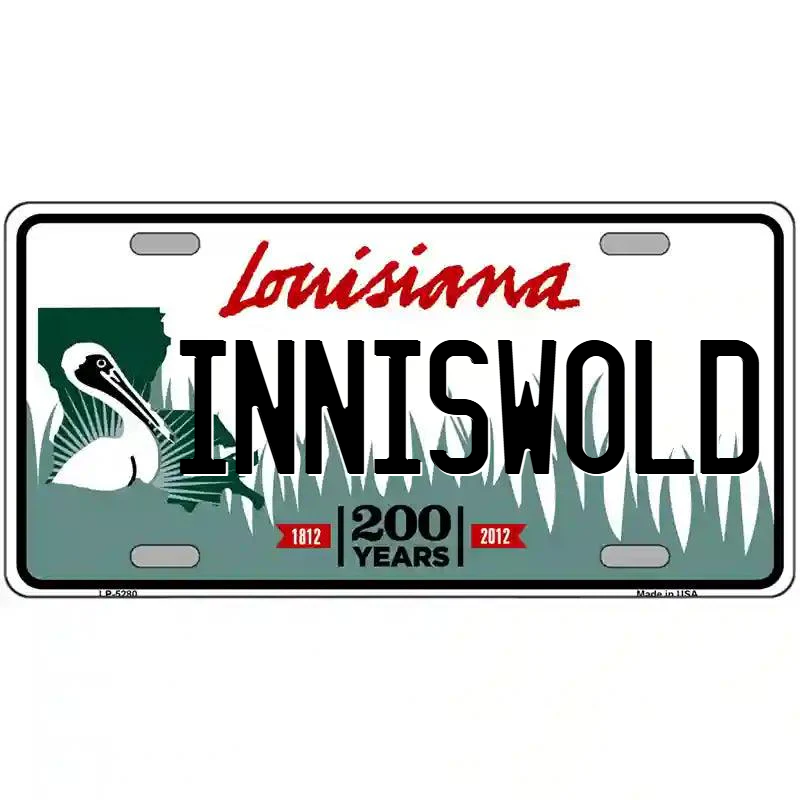 Inniswold Louisiana Metal Sign