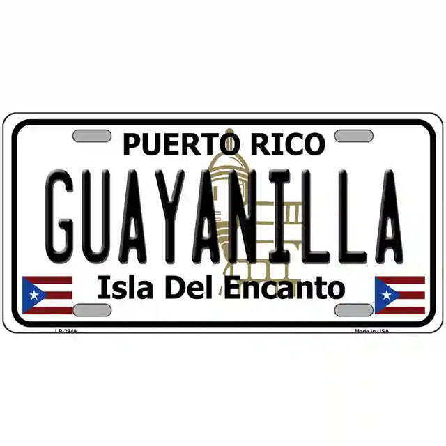 Guayanilla Puerto Rico Metal Sign