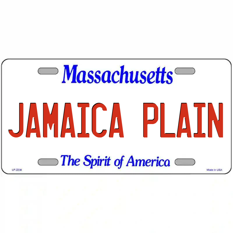 Jamaica Plain Massachusetts Metal Sign