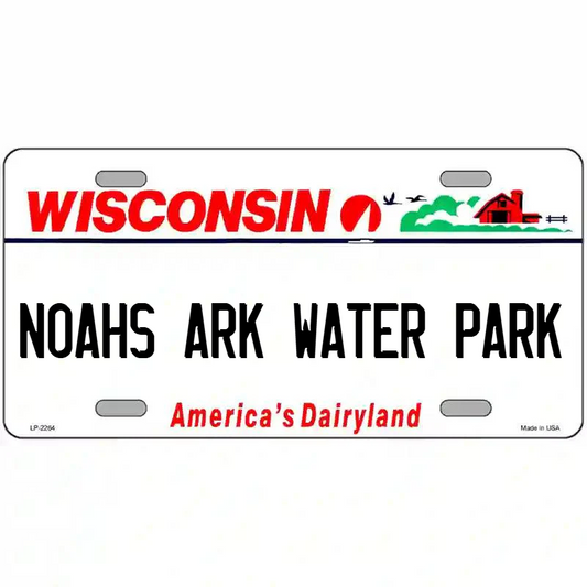 Noah's Ark Water Park Wisconsin Metal Sign