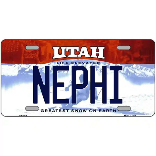 Nephi Utah Metal Sign