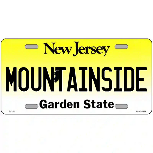 Mountainside New Jersey Metal Sign