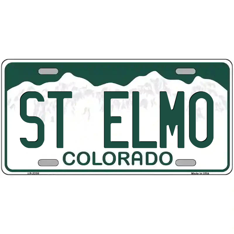 St Elmo Colorado Metal Sign
