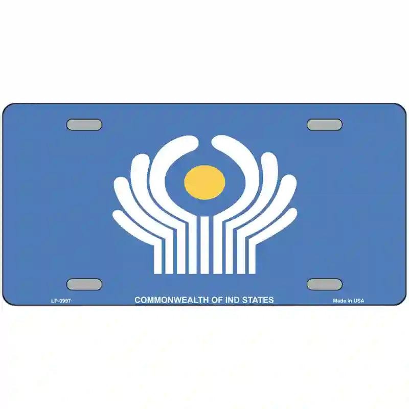 Commonwealth Of Ind States Flag Metal sigh