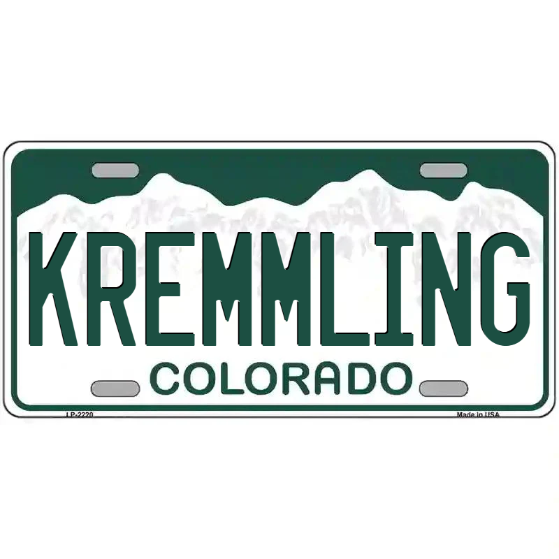 Kremmling Colorado Metal Sign