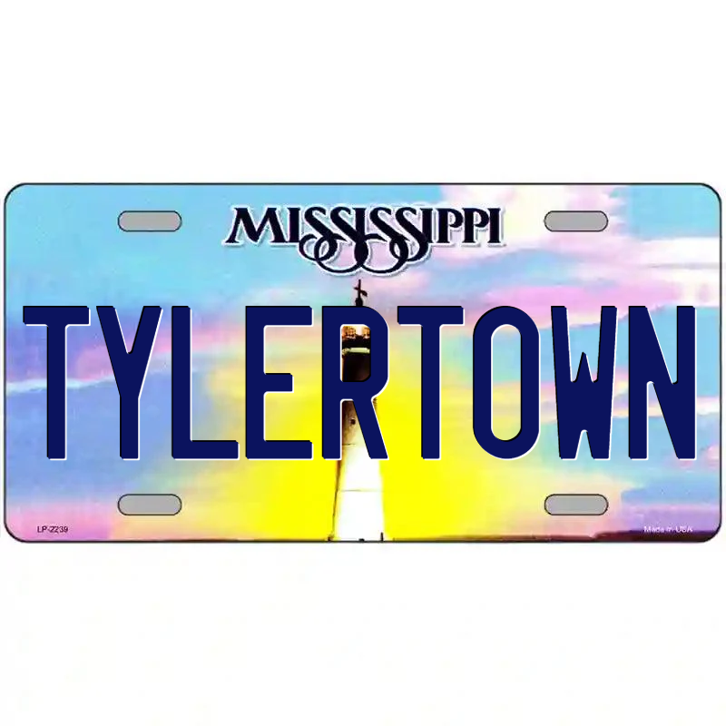 Tylertown Mississippi Metal Sign