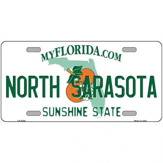 North Sarasota Florida Metal Sign