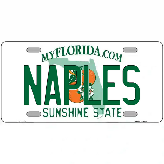 Naples Florida Metal Sign