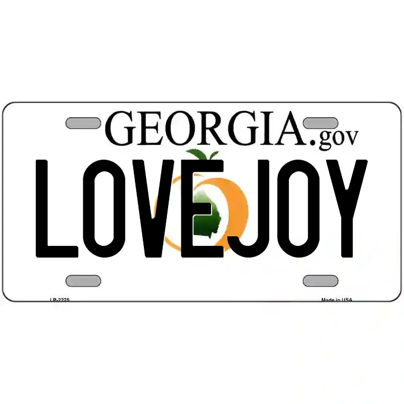 Lovejoy Georgia Metal Sign