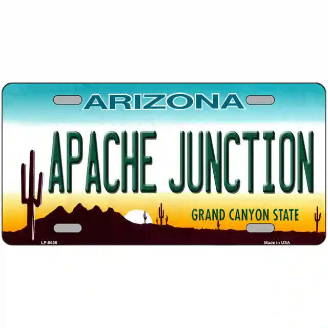 Apache Junction Arizona Metal Sign