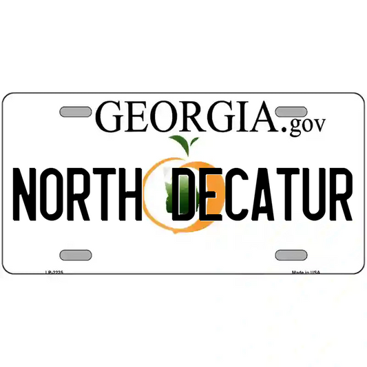 North Decatur Georgia Metal Sign
