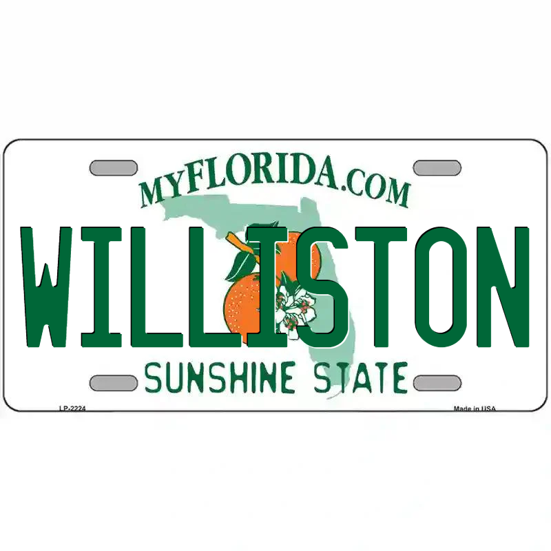 Williston Florida Metal Sign