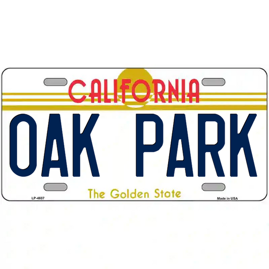 Oak Park California Metal Sign
