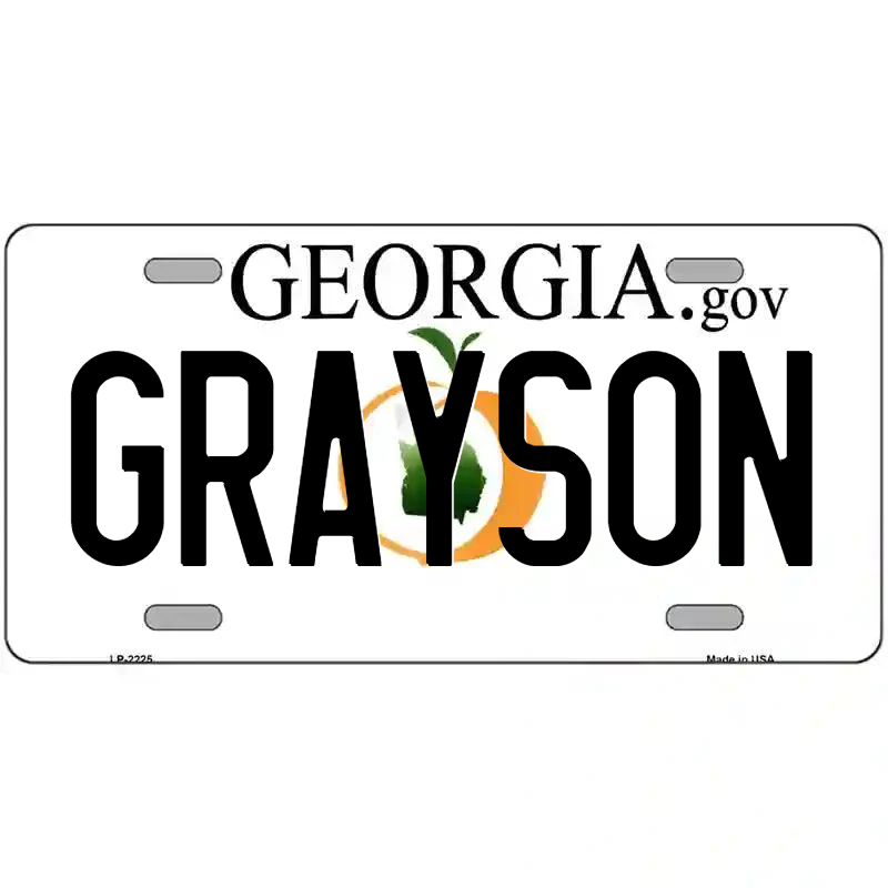Grayson Georgia Metal Sign