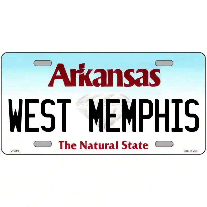 West Memphis Arkansas Metal Sign