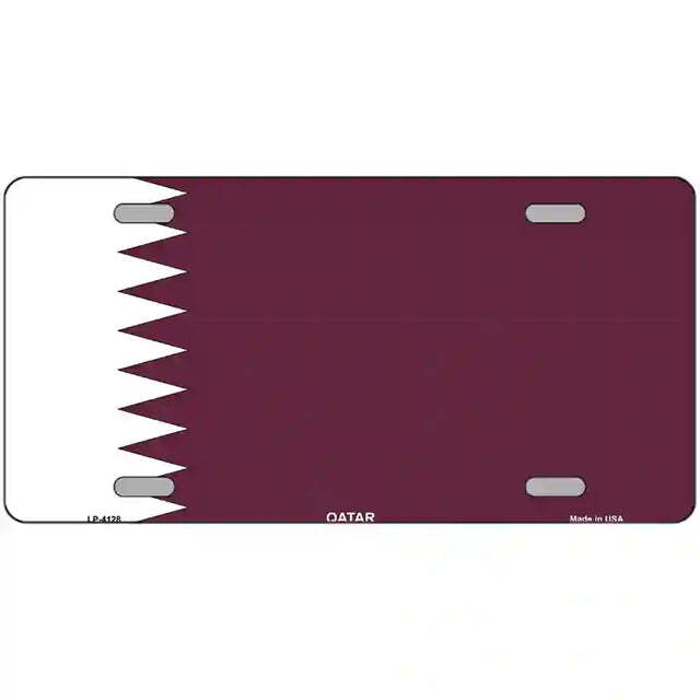 Qatar Flag Metal Sign