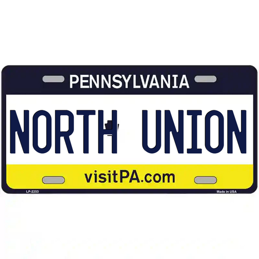 North Union Pennsylvania Metal Sign