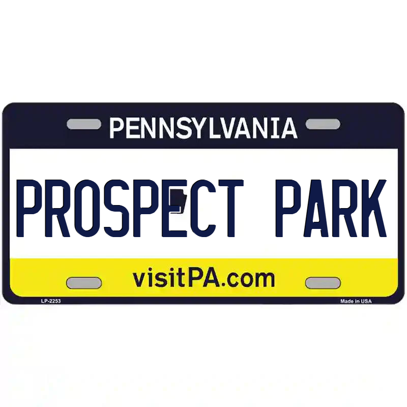 Prospect Park Pennsylvania Metal Sign