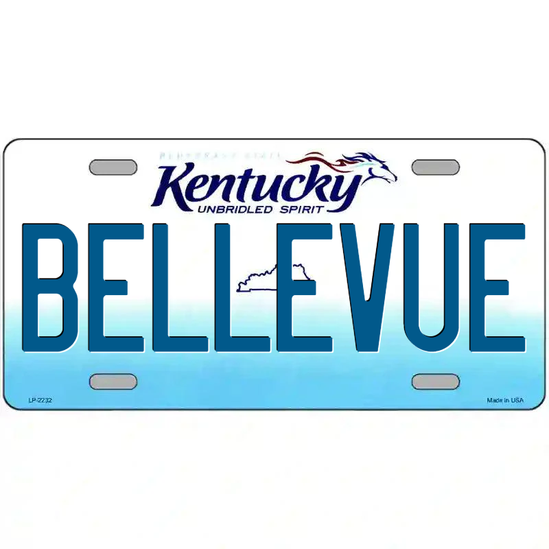 Bellevue Kentucky Metal Sign