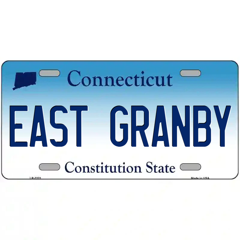 East Granby Connecticut Metal Sign