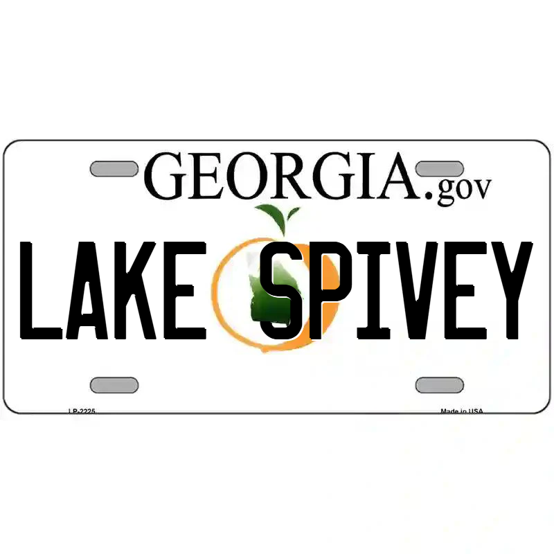 Lake Spivey Georgia Metal Sign