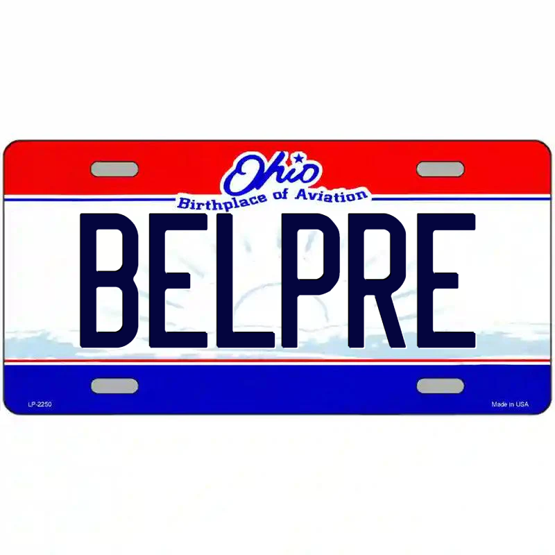 Belpre Ohio Metal Sign