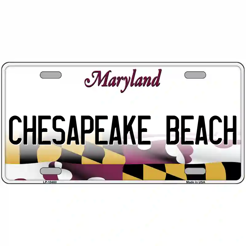 Chesapeake Beach Maryland Metal Sign