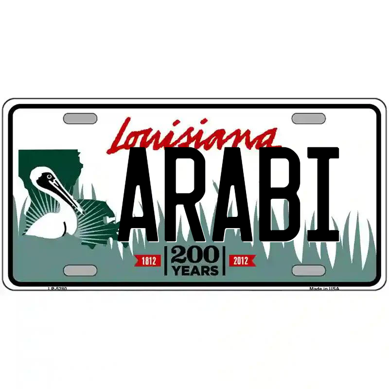 Arabi Louisiana Metal Sign