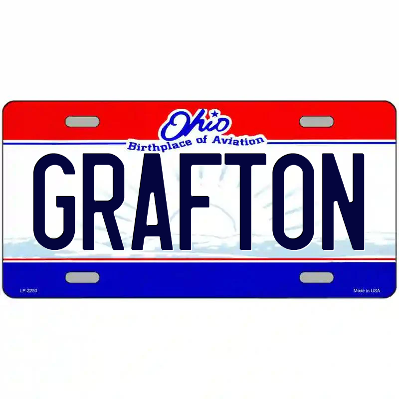 Grafton Ohio Metal Sign