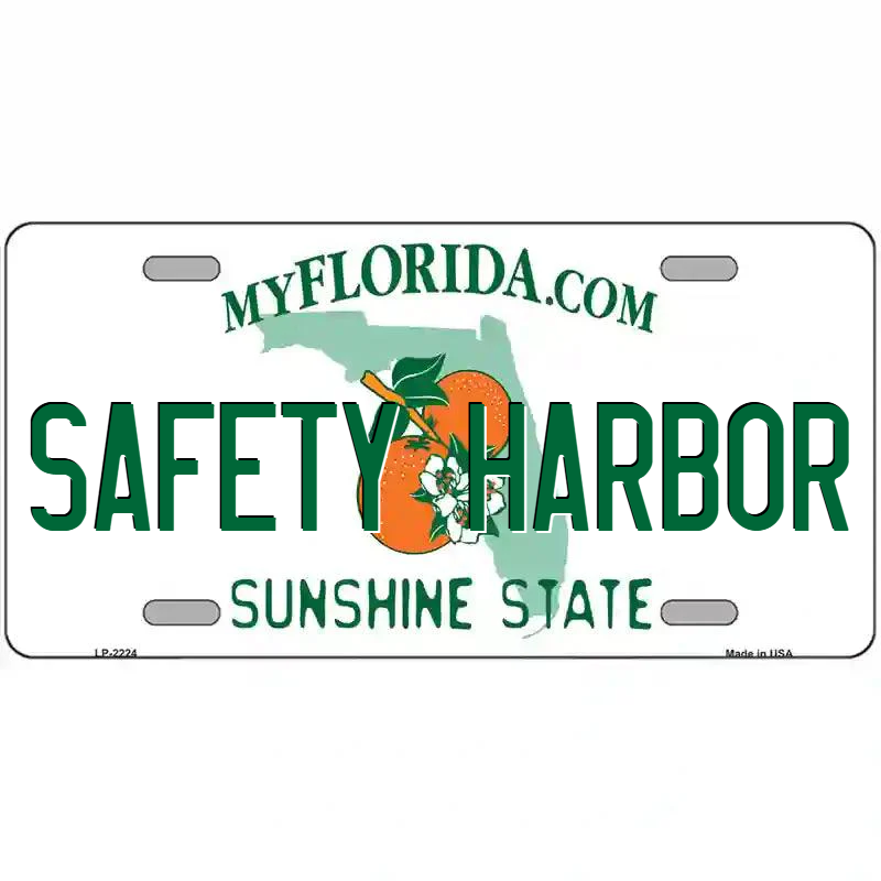 Safety Harbor Florida Metal Sign