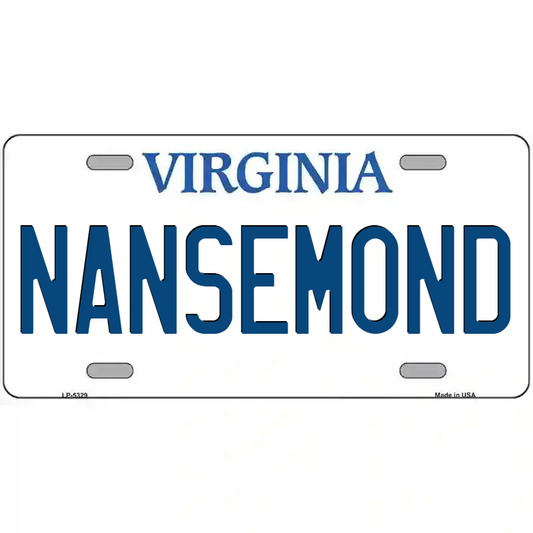 Nansemond Virginia Metal Sign