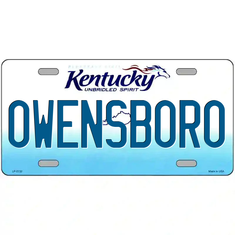 Owensboro Kentucky Metal Sign