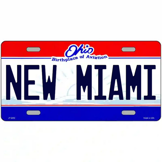 New Miami Ohio Metal Sign