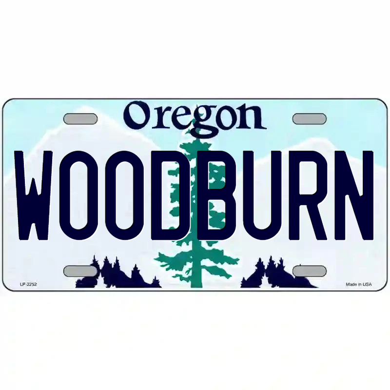Woodburn Oregon Metal Sign