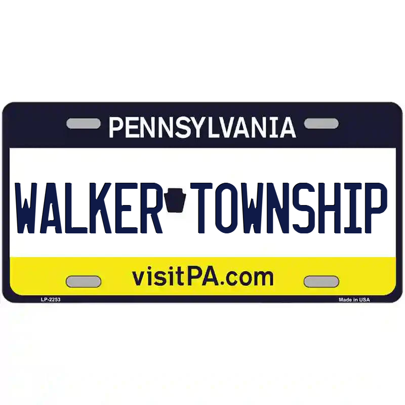Walker Township Pennsylvania Metal Sign