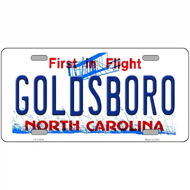 Goldsboro North Carolina Metal Sign
