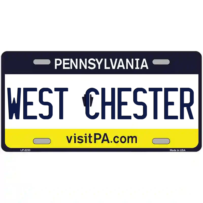 West Chester Pennsylvania Metal Sign
