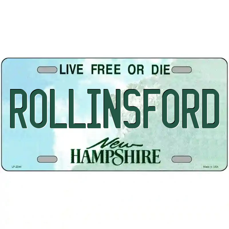 Rollinsford New Hampshire Metal Sign