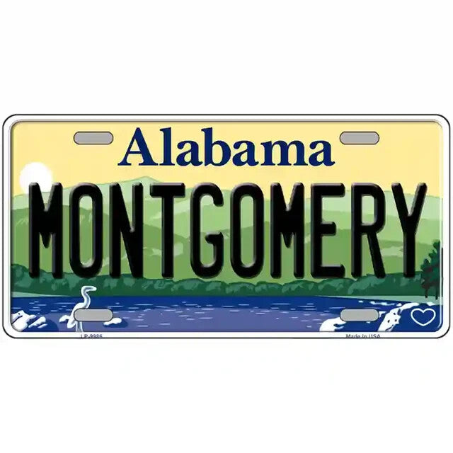 Montgomery Alabama Metal Sign